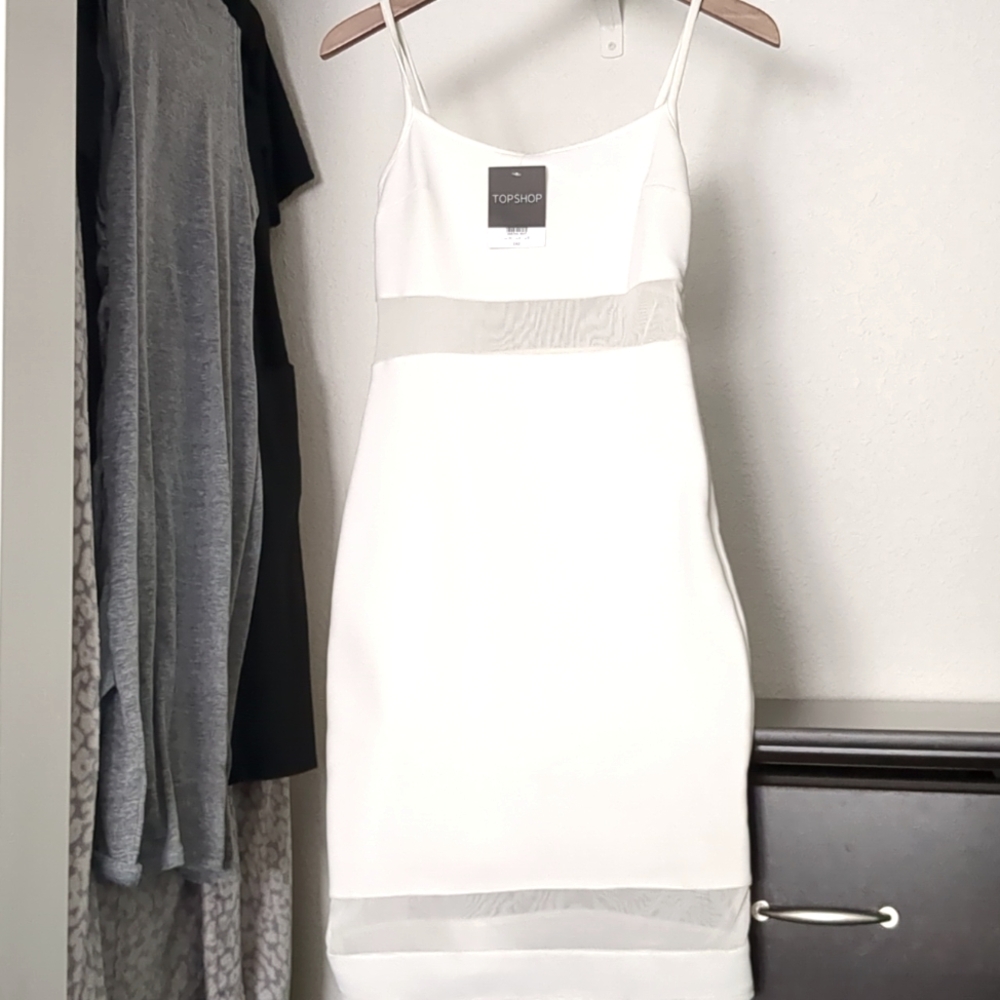 Topshop white dress